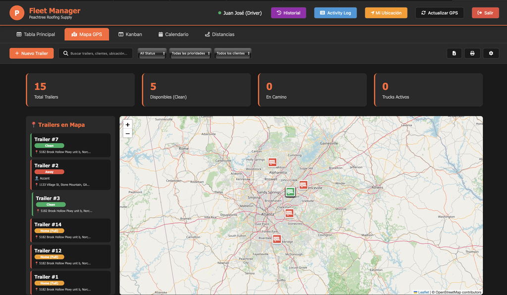 Peachtree Fleet Manager